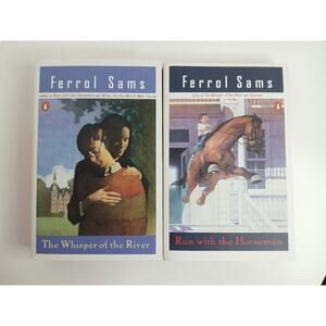 Ferrol Sams Lot of 2 Paperback Books The Whisper Of The River, Run with Horsemen